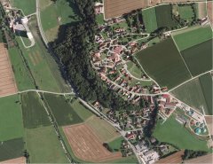Luftbild von Burg